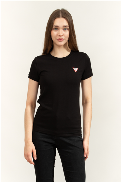 Guess Mini Triangle Kadın Slim Fit T-Shirt