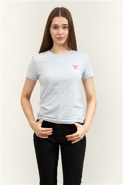 Guess Mini Triangle Kadın Slim Fit T-Shirt