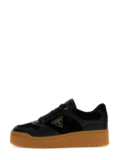 Guess Miram Kadın Deri Karışımlı Sneaker Siyah