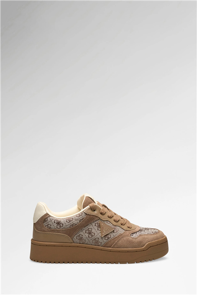 Guess Miram Kadın Deri Karışımlı Sneaker Kahverengi
