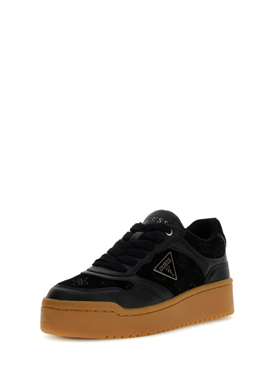 Guess Miram Kadın Deri Karışımlı Sneaker Siyah