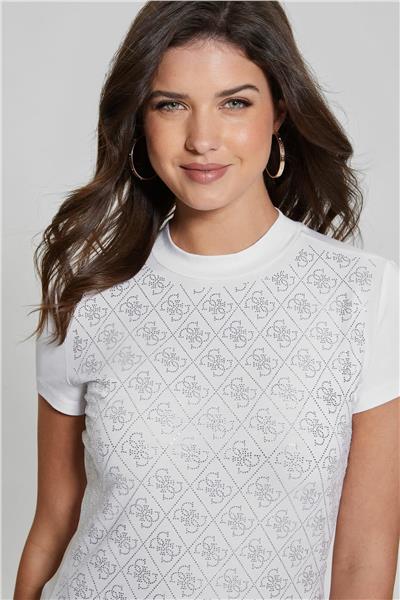 Guess Mock Kadın Slim Fit T-Shirt