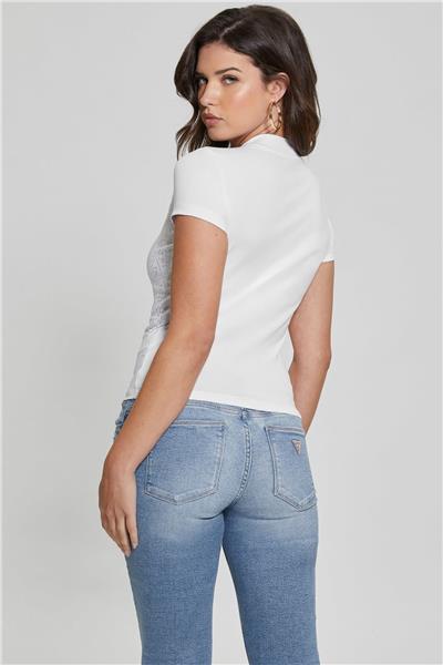 Guess Mock Kadın Slim Fit T-Shirt
