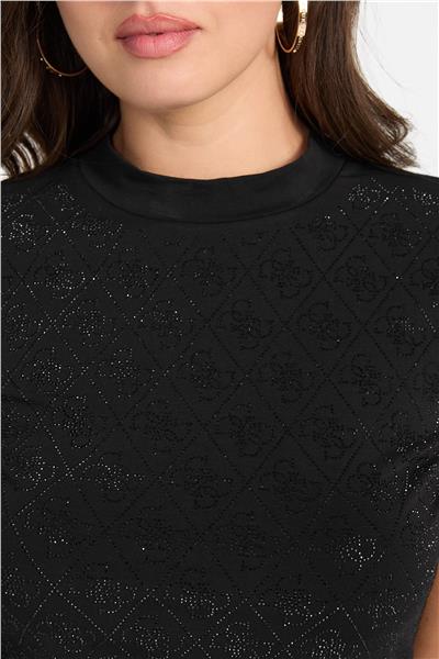 Guess Mock Kadın Slim Fit T-Shirt