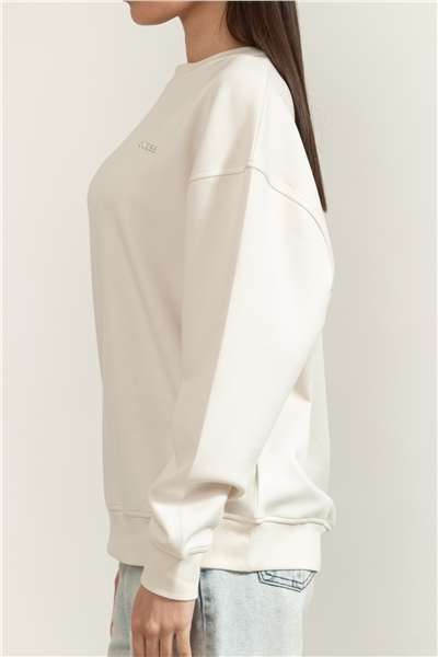 Guess Nat Kadın Aktif Scuba Bisiklet Yaka Sweatshirt
