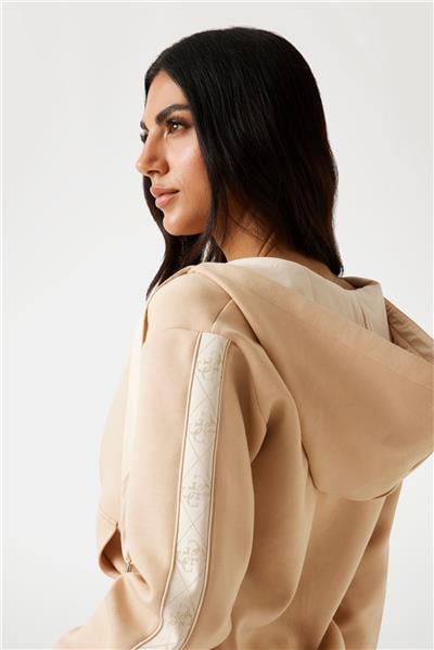 Guess New Hooded Kadın Scuba Sweatshirt