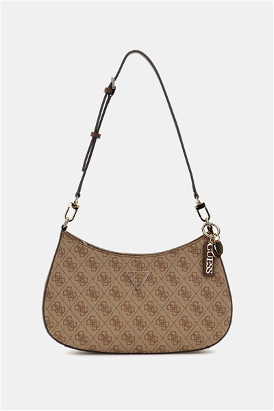 Guess Noelle Ii Kadın Mini Omuz Çantası Krem