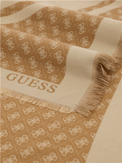 Guess Noelle Kadın Eşarp Kahverengi