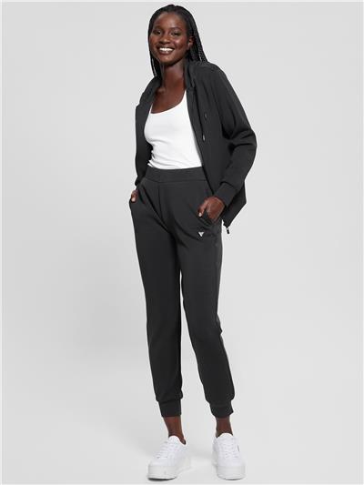 Guess Olympe Kadın Aktif Modal Karışımlı Scuba Kapüşonlu Sweatshirt