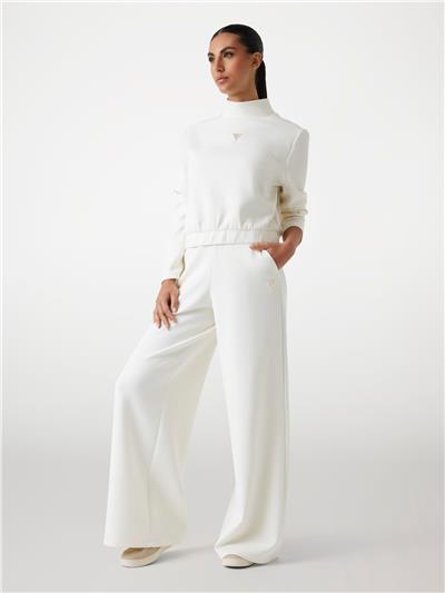 Guess Olympe Kadın Aktif Modal Karışımlı Scuba Bisiklet Yaka Sweatshirt