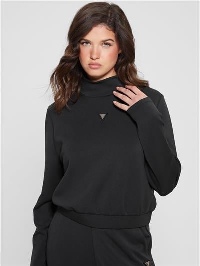 Guess Olympe Kadın Aktif Modal Karışımlı Scuba Bisiklet Yaka Sweatshirt