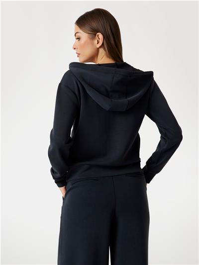 Guess Olympe Kadın Aktif Modal Karışımlı Scuba Kapüşonlu Sweatshirt