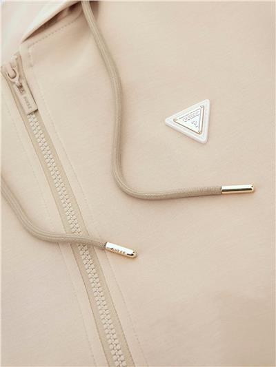 Guess Olympe Kadın Aktif Modal Karışımlı Scuba Kapüşonlu Sweatshirt