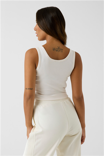Guess Olympe Kadın Aktif Modal Karışımlı Top Krem