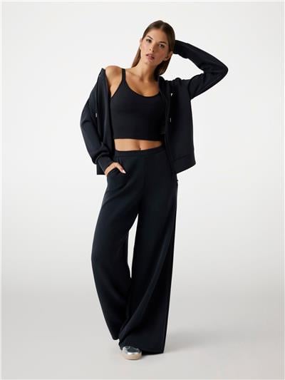 Guess Olympe Kadın Aktif Palazzo Fit Modal Karışımlı Scuba Eşofman Altı