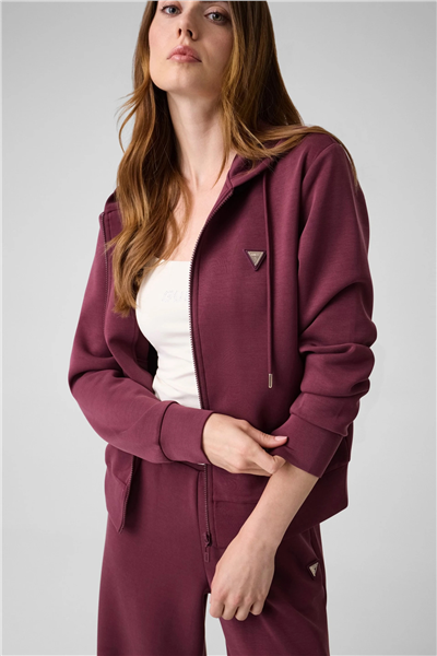 Guess Olympe Kadın Aktif Scuba Kapüşonlu Sweatshirt