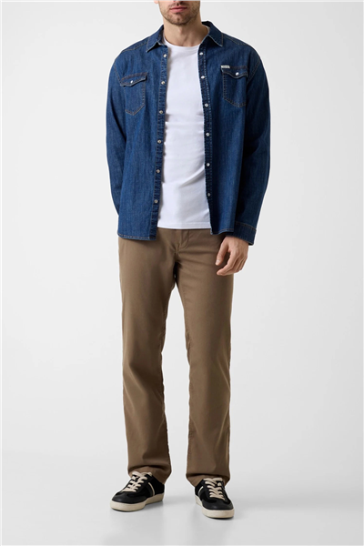 Guess Paolo Erkek Regular Fit Pantolon Kahverengi