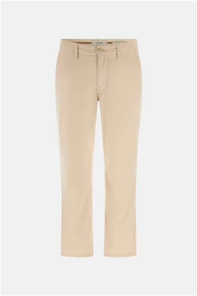 Guess Paolo Erkek Regular Fit Pantolon Kahverengi