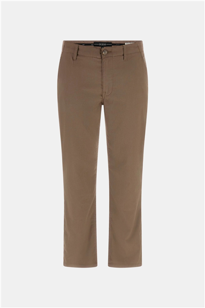 Guess Paolo Erkek Regular Fit Pantolon Kahverengi