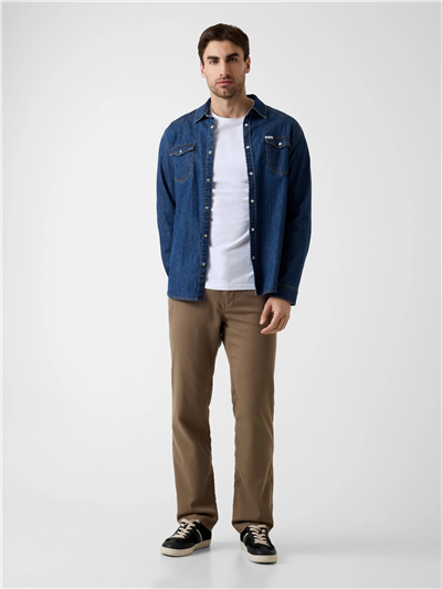 Guess Paolo Erkek Regular Fit Pantolon Kahverengi