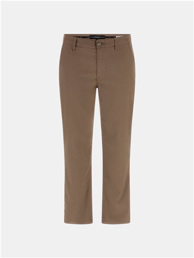 Guess Paolo Erkek Regular Fit Pantolon Kahverengi