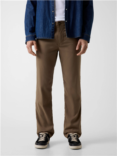 Guess Paolo Erkek Regular Fit Pantolon Kahverengi