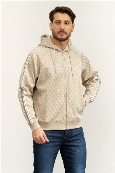 Guess Parimo Erkek Aktif Fermuarlı Sweatshirt