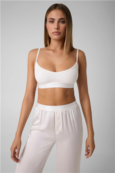 Guess Penelope Kadın Modal Bralet Sütyen Beyaz