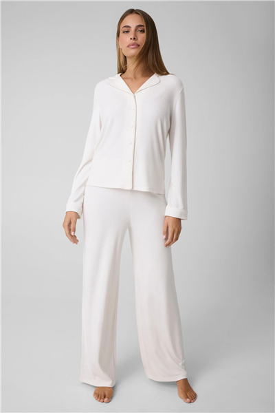 Guess Penelope Kadın Modal Pijama Takımı Beyaz