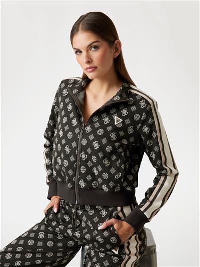 Guess Peony Kadın Aktif Fermuarlı Sweatshirt