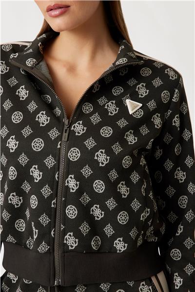 Guess Peony Kadın Aktif Fermuarlı Sweatshirt