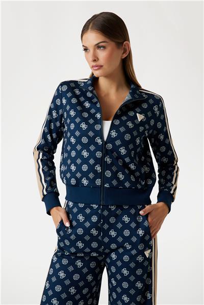 Guess Peony Kadın Aktif Fermuarlı Sweatshirt