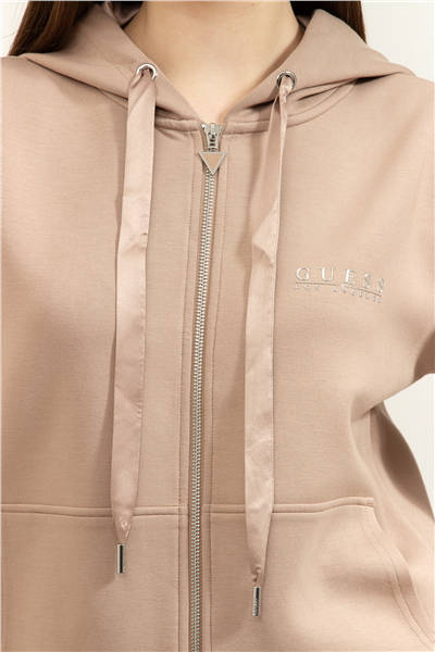 Guess Recy Kadın Scuba Kapüşonlu Sweatshirt