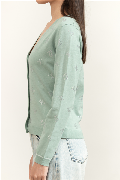 Guess Rhinestones Kadın Triko Hırka
