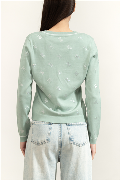 Guess Rhinestones Kadın Triko Hırka