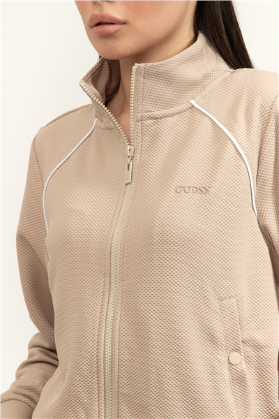 Guess Sarah Kadın Aktif Fermuarlı Sweatshirt