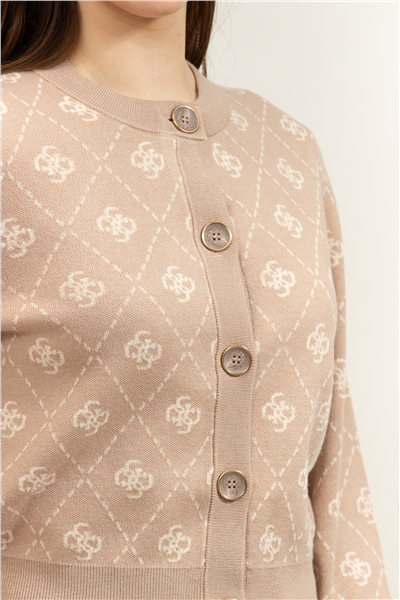 Guess Sarah Kadın Yün Karışımlı Triko Hırka