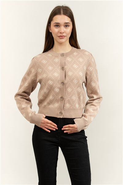 Guess Sarah Kadın Yün Karışımlı Triko Hırka