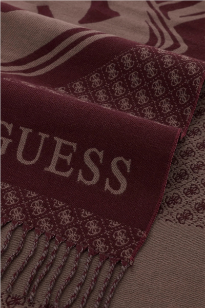 Guess Scar Kadın Atkı Mürdüm
