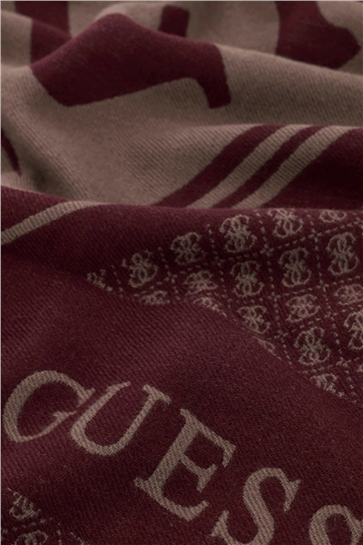 Guess Scar Kadın Atkı Mürdüm