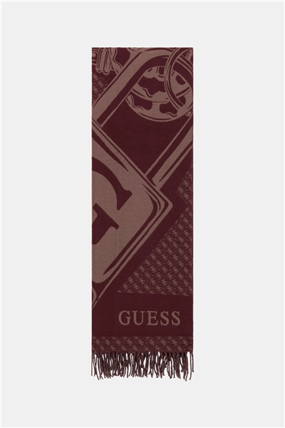 Guess Scar Kadın Atkı Mürdüm