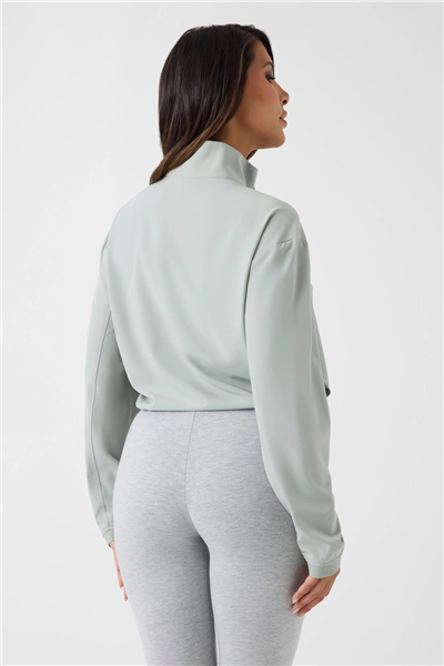 Guess Selene Kadın Aktif Fermuarlı Sweatshirt