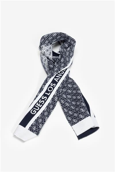 Guess Sevyn 4G Logo Kadın Yün Karışımlı Atkı