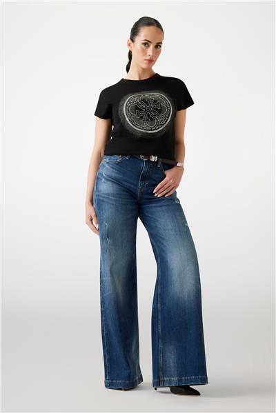 Guess Shaded Kadın Slim Fit T-Shirt