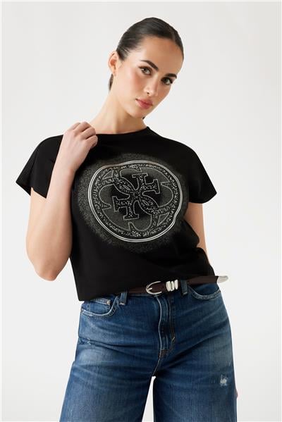 Guess Shaded Kadın Slim Fit T-Shirt