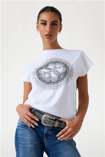 Guess Shaded Kadın Slim Fit T-Shirt
