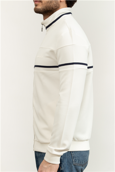 Guess Spiros Erkek Aktif Fermuarlı Sweatshirt