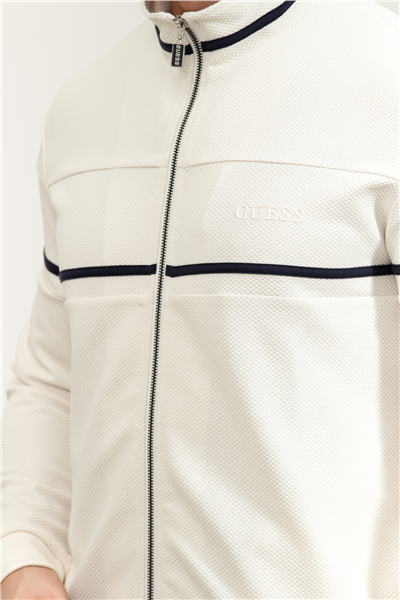 Guess Spiros Erkek Aktif Fermuarlı Sweatshirt