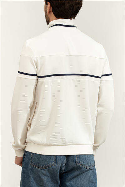 Guess Spiros Erkek Aktif Fermuarlı Sweatshirt