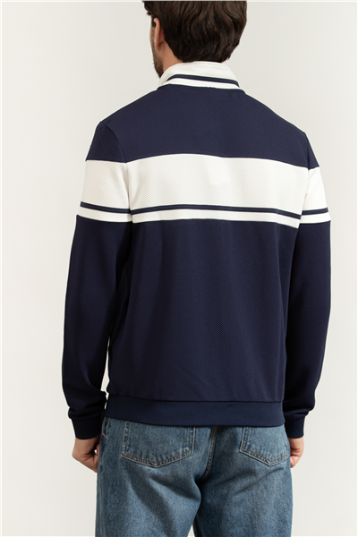 Guess Spiros Erkek Aktif Fermuarlı Sweatshirt